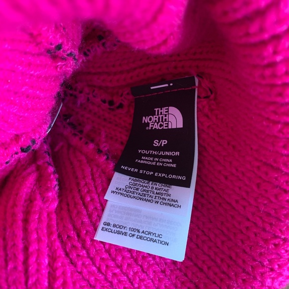 North Face Youth Kids Explore Mr.Pink Beanie - Picture 5 of 5